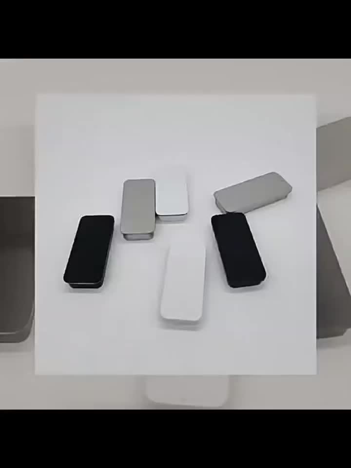 Mini Metal Slide Box for Storage, Portable Design